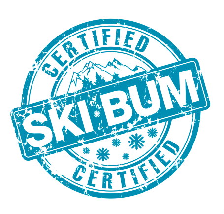 Certified Ski Bum Logo